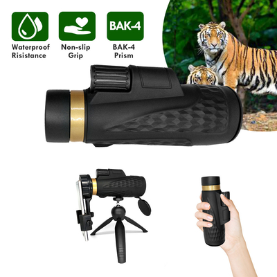 ночное видение телескопа мобильного телефона 18x62 HD Bak4 низкое для взрослых Birding охотясь пеший туризм