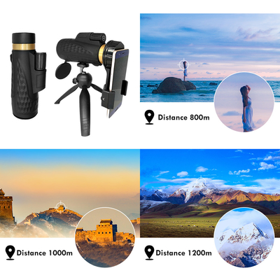 ночное видение телескопа мобильного телефона 18x62 HD Bak4 низкое для взрослых Birding охотясь пеший туризм