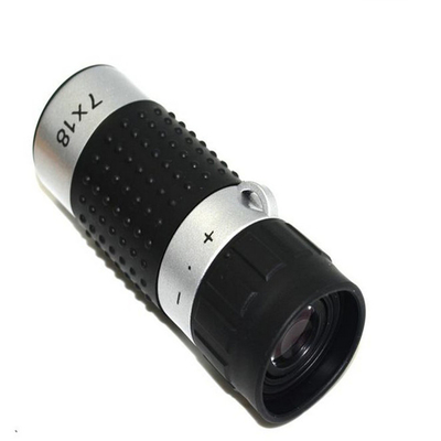 Monocular объема расстояния гольфа 7x18 серебр 163m/489ft черный