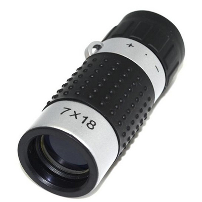 Monocular объема расстояния гольфа 7x18 серебр 163m/489ft черный