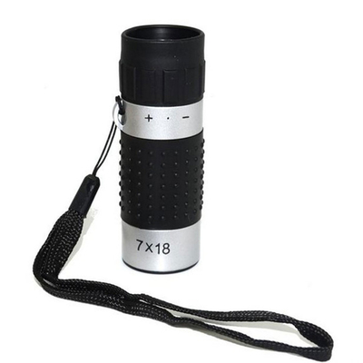 Monocular объема расстояния гольфа 7x18 серебр 163m/489ft черный